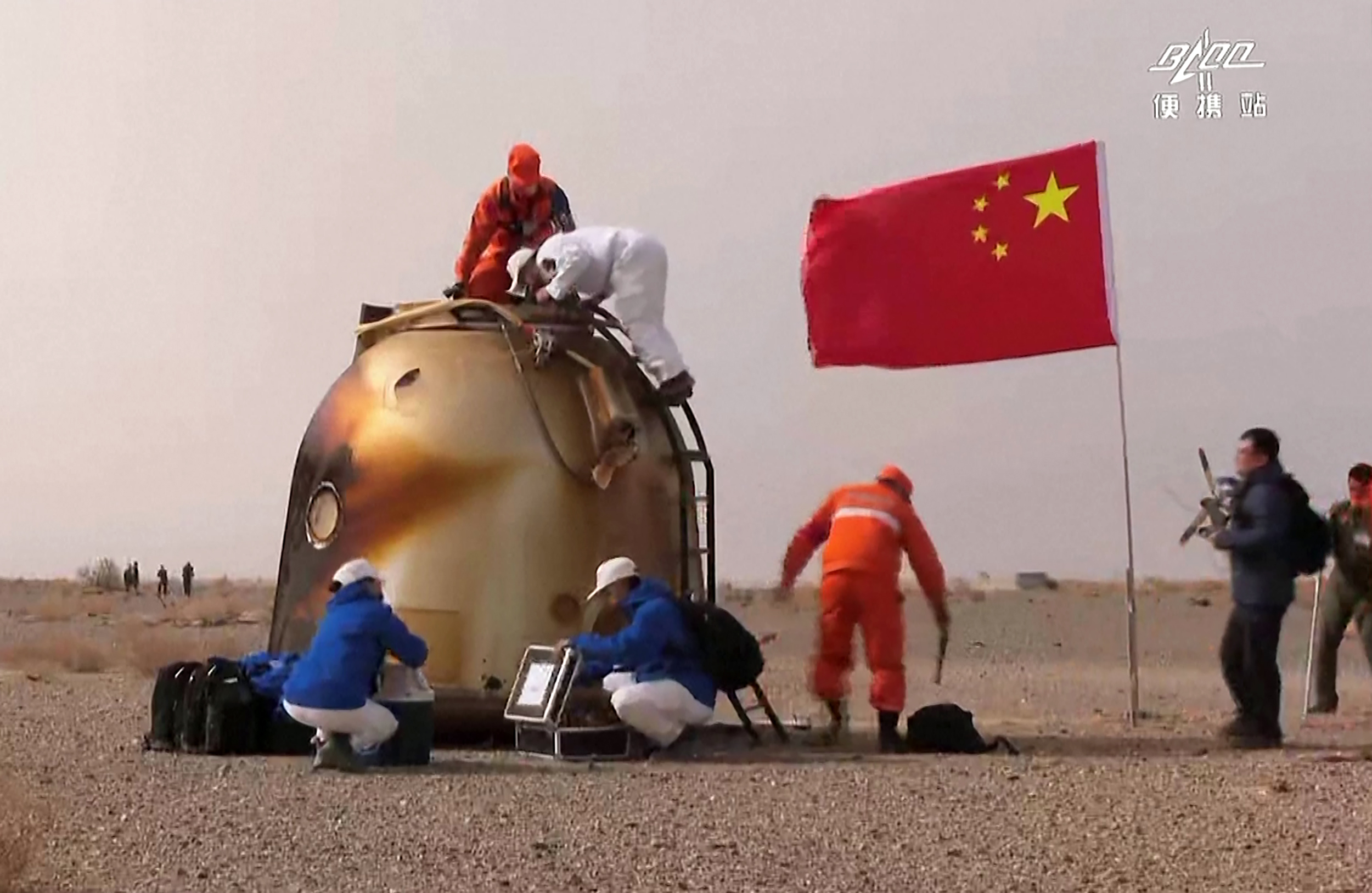 Three Chinese astronauts return to Earth after six months in space ...