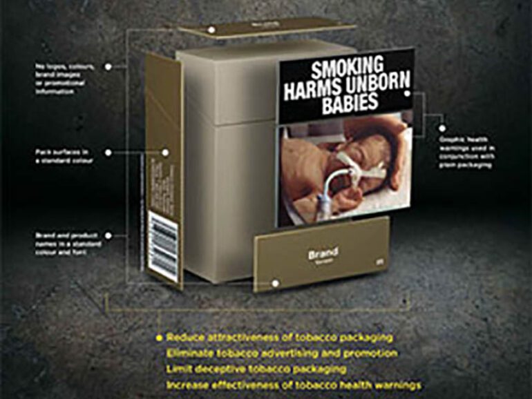 Plain packaging of tobacco products to be effective from April