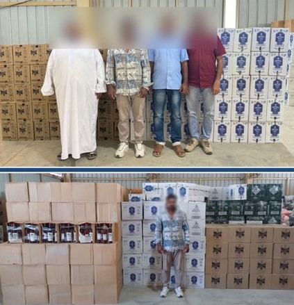 Oman Customs seized over 11,000 bottles of alcoholic beverages