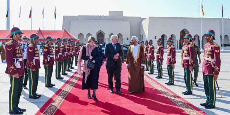 President of Germany leaves Oman