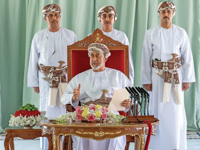 H M Sultan Haitham keen on  economic growth in Musandam H M Sultan Haitham keen on economic growth in Musandam