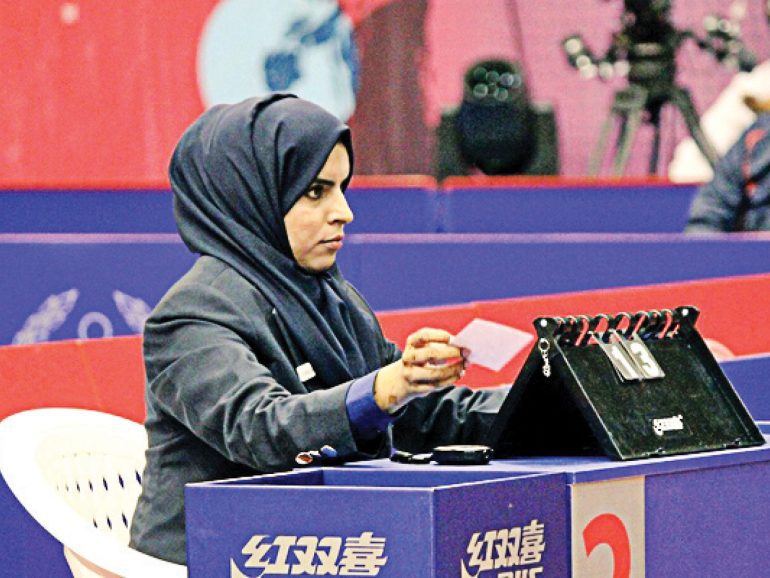 First Omani female umpire officiates in ITTF World Team Championships