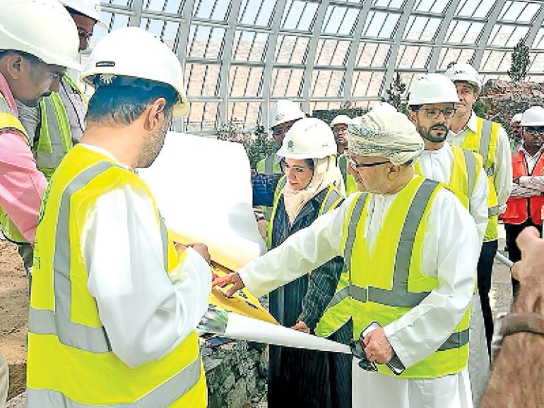 Mahrouqi reviews progress at Oman Botanic Garden