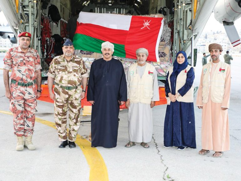 Oman continues to send aid to Gaza with third airbridge