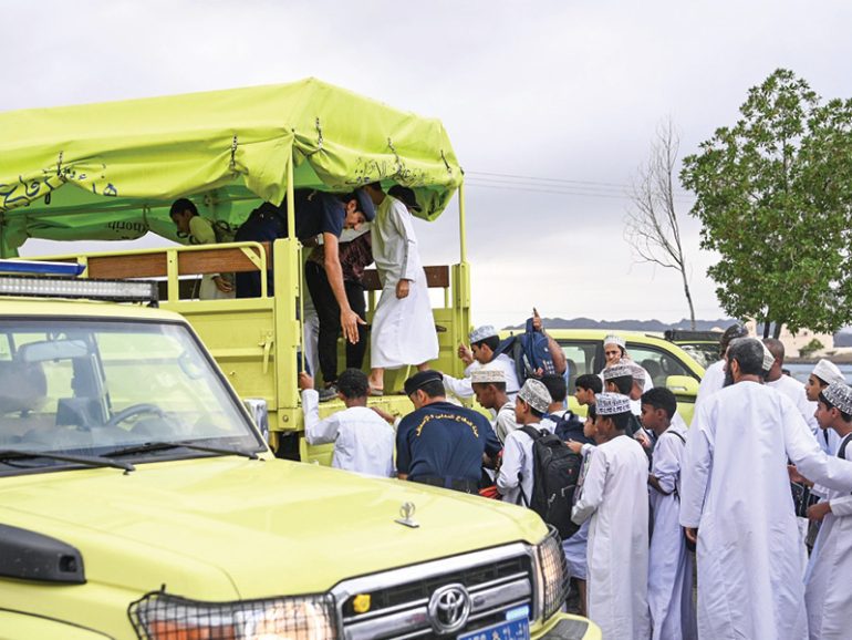 12 dead, including 9 children, as heavy rains lash Oman