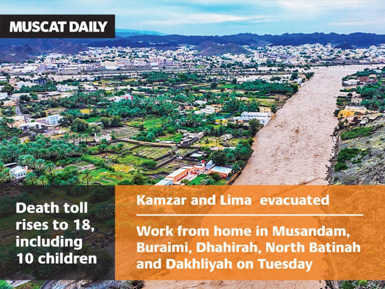 18 dead in rains and floods; nation mourns