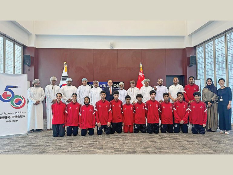 Korean embassy celebrates Omani taekwondo players’ achievements