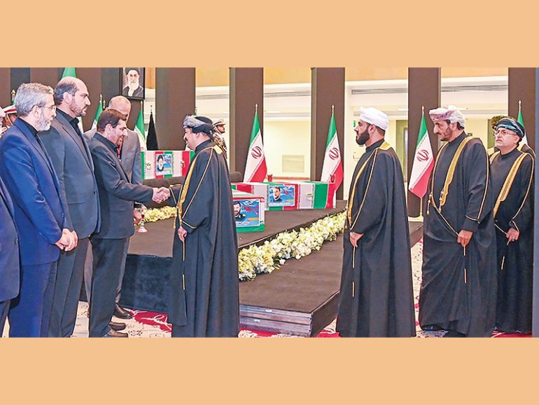 Omani delegation conveys to Iran condolences of His Majesty