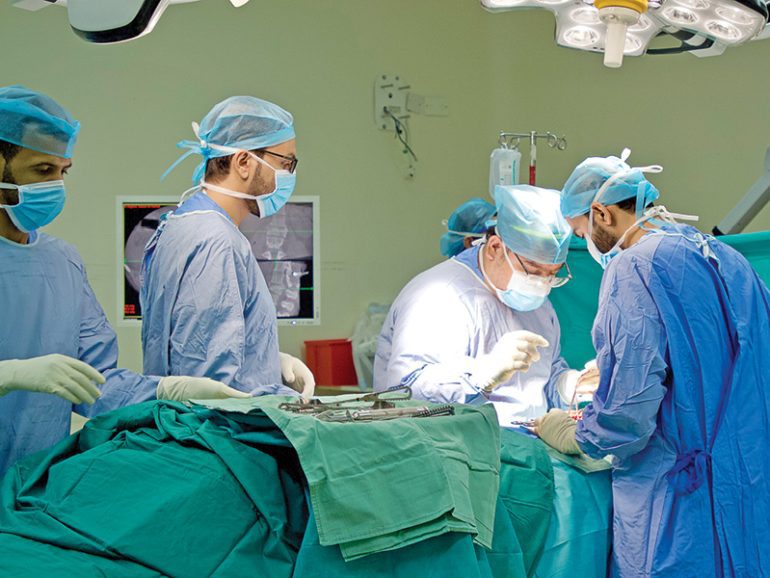 Khoula Hospital uses extendable magnetic rods to correct scoliosis