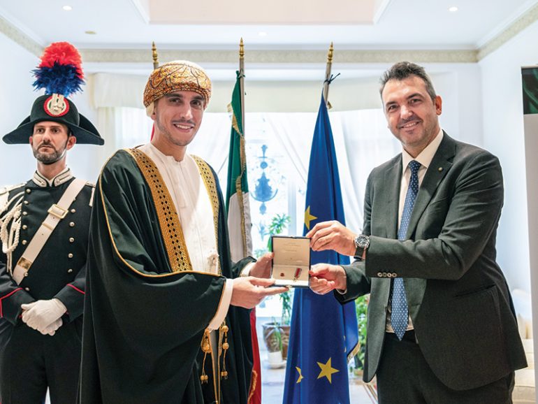 Sayyid Kamil honoured with Order of the Star of Italy