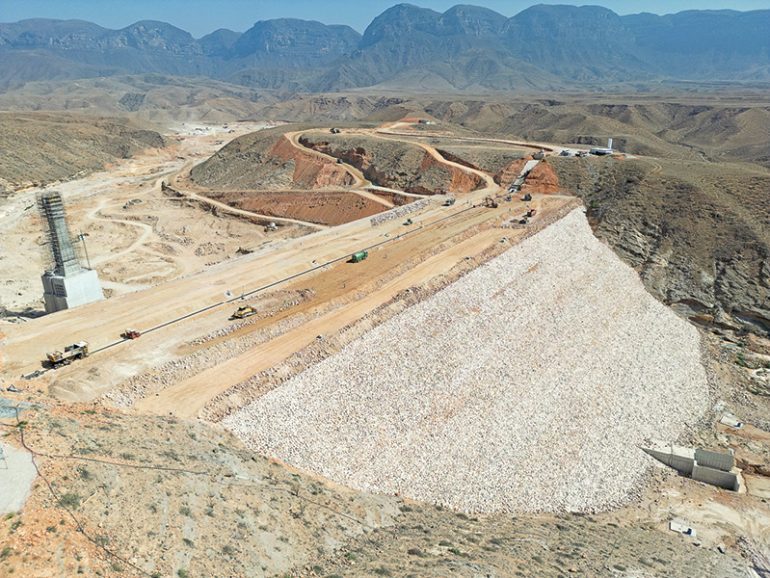 Second largest dam project in Oman 77% complete