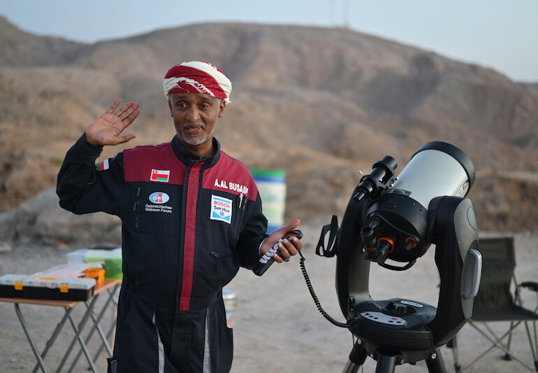 Omani astronomer enthrals Muscat with 800 Edge HD telescope