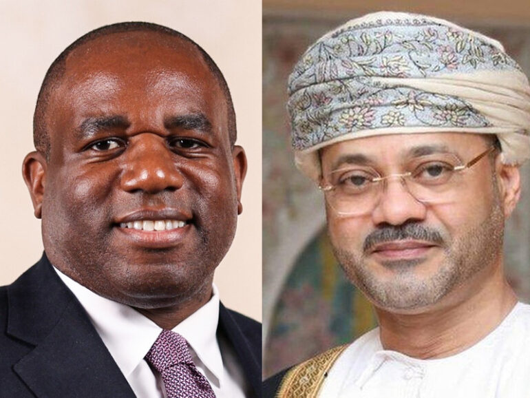 Oman and UK discuss ties, regional crisis