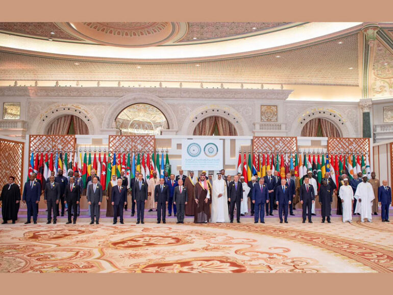 Arab League-OIC summit in Riyadh Arab League, OIC demand immediate halt to Israeli aggression