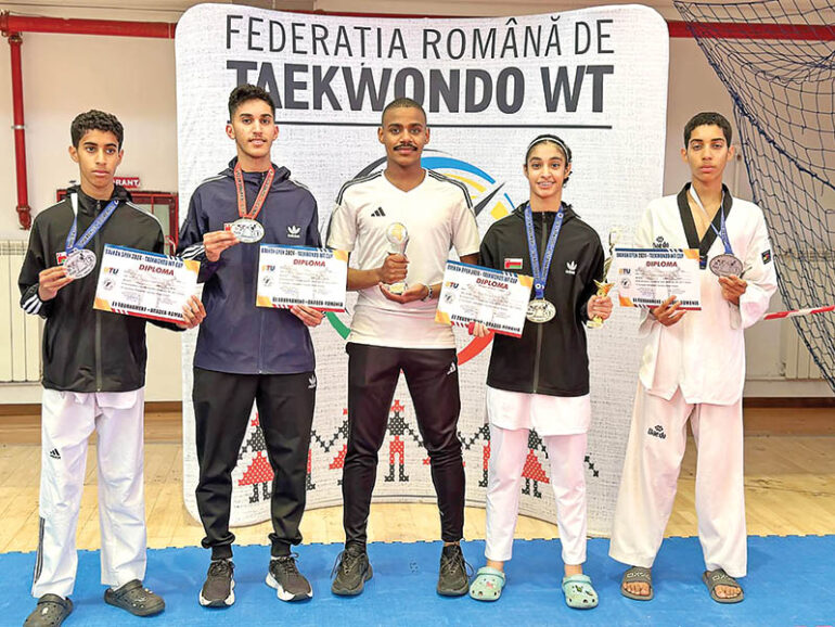 Oman’s taekwondo team win big in Romania
