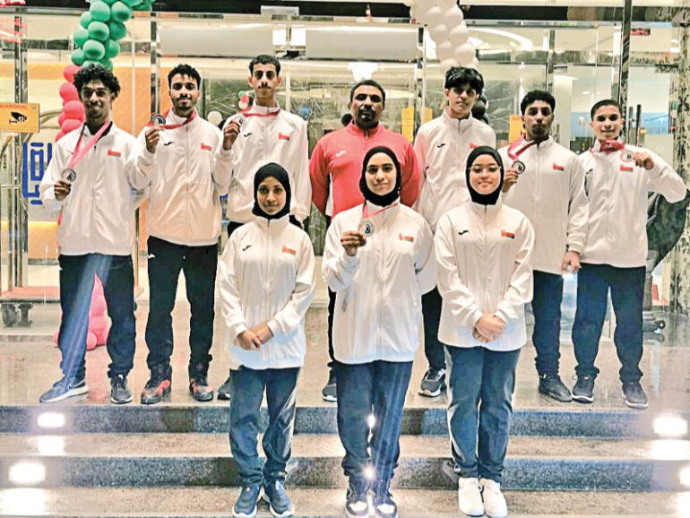 Oman karate team shines at West Asian Championship