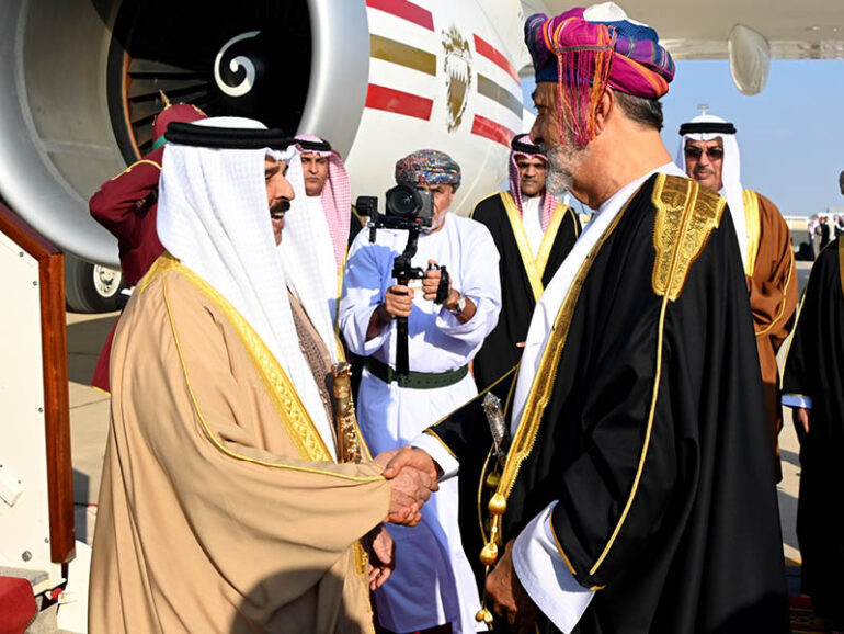 Bahrain King accorded state welcome
