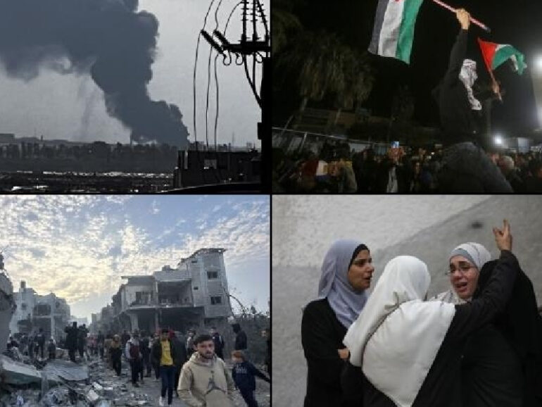 Gaza ceasefire to begin at 0630GMT Sunday: Qatar