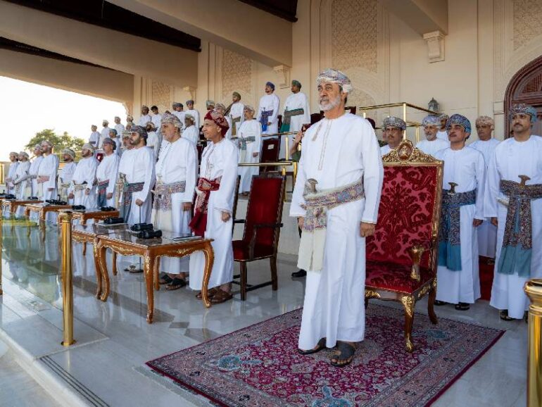 H M Sultan Haitham presides over Royal Horse Race Festival