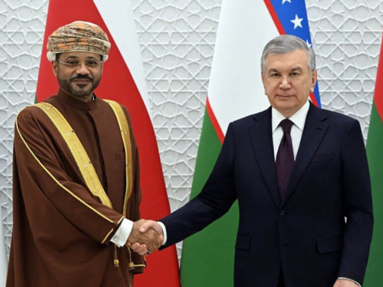Sayyid Badr delivers H M’s message to Uzbek President