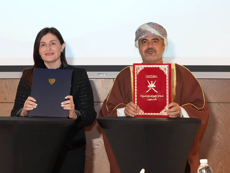 Oman, Cyprus sign agreements to boost maritime cooperation
