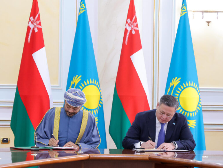 Oman, Kazakhstan sign MoU on cooperation roadmap