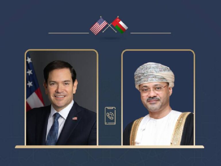 Sayyid Badr, Rubio discuss boosting ties in phone call