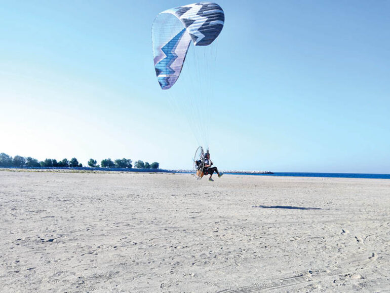 Oman’s national paragliding team gears up for GCC Beach Games
