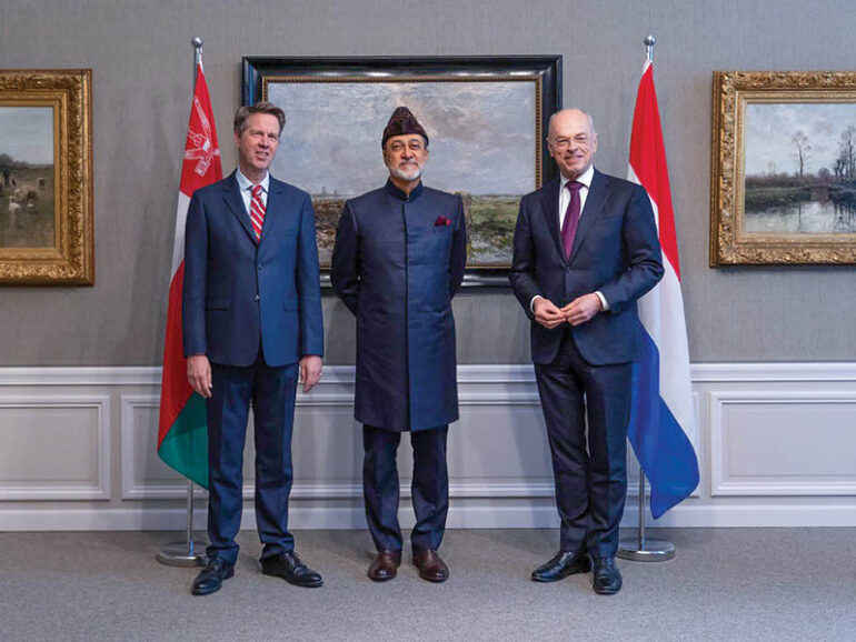 H M Sultan Haitham meets heads of Dutch Senate, House of Representatives