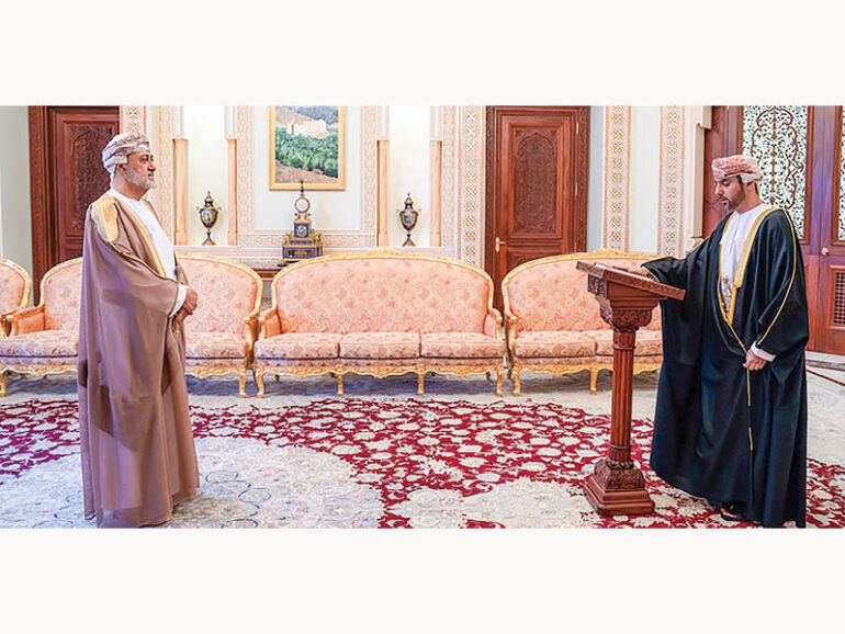 His Majesty swears in ambassadors to Saudi, Spain