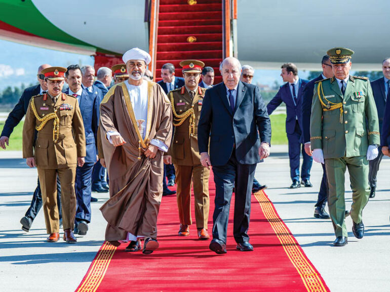 Algeria rolls out red carpet for H M Sultan Haitham