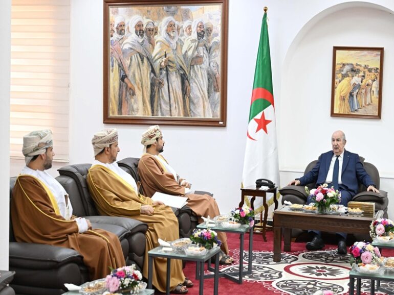 Algerian President meet MOC Oman