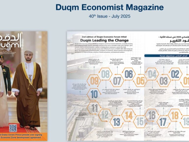 OPAZ releases 40th Edition of Duqm Economic Magazine