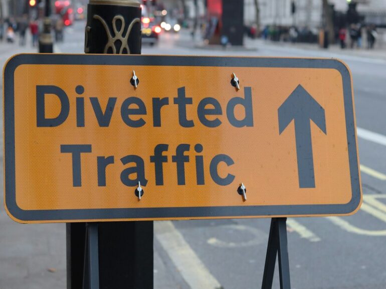 road diversion