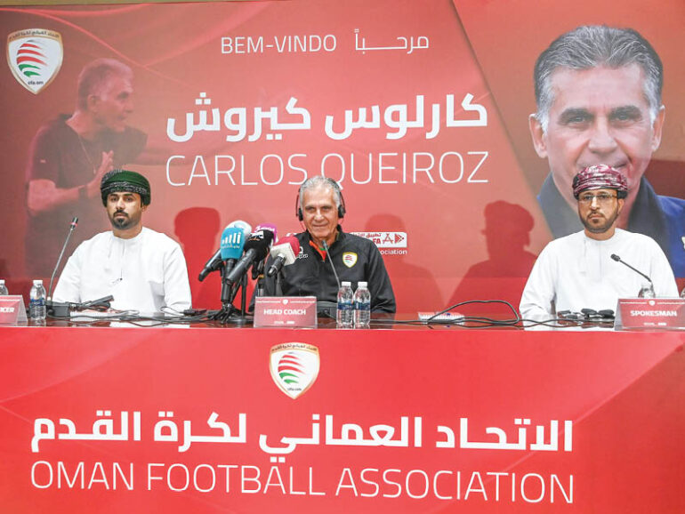 Carlos Queiroz sets World Cup qualification as top priority for Oman
