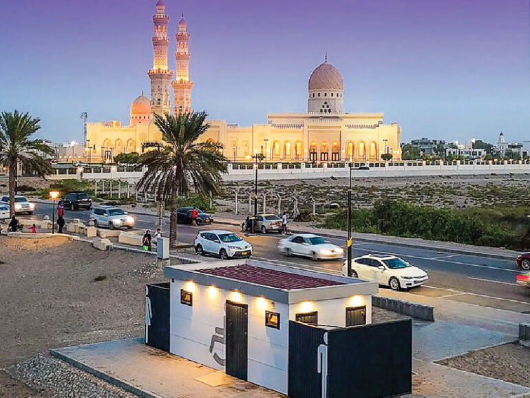 Muscat Municipality installs new restrooms, bans truck parking in non-designated areas