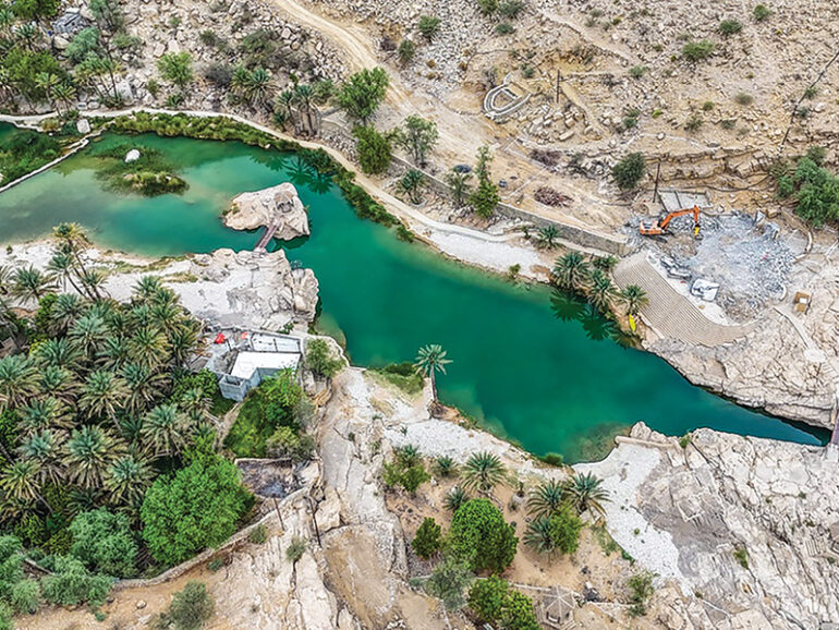 RO24mn development projects reshape Wadi Bani Khalid