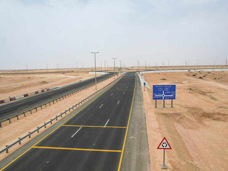 RO57.6mn dual-carriageway opens linking Duqm Airport to Ras Markaz
