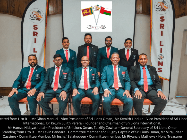 Sri Lions inaugurates Oman Chapter in Muscat