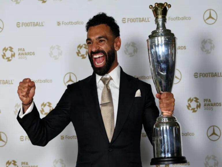 Mo Salah makes history with third Player of the Year award