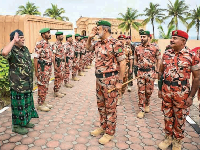 H M Sultan Haitham inaugurates Firaq Forces command building in Dhofar