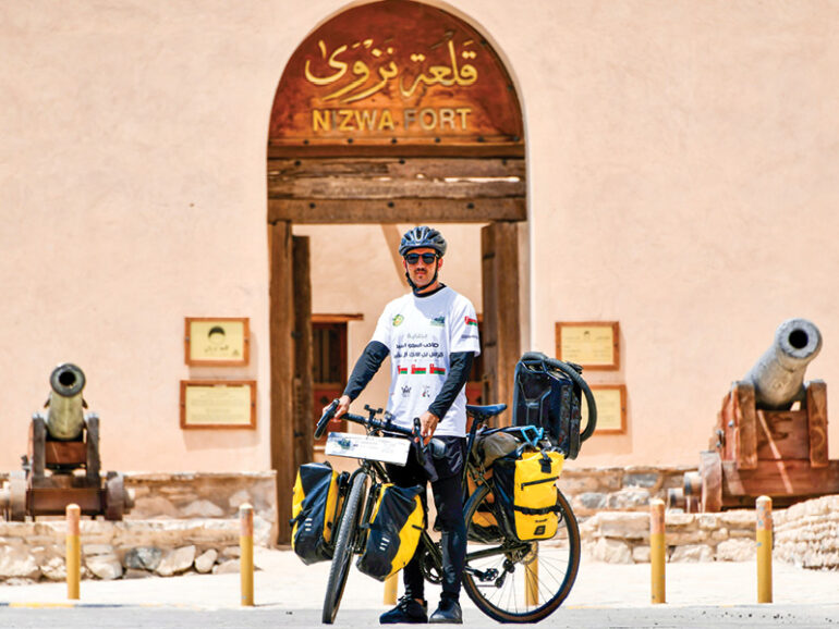 Cyclist pedals 1,200km to showcase Oman’s beauty
