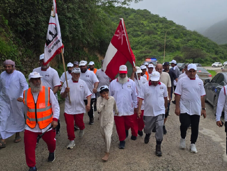 Over 300 join Salalah hike to promote fitness and tourism