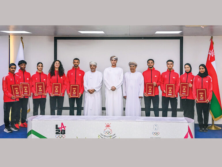 OOC signs Olympic scholarships with ten athletes for Los Angeles 2028