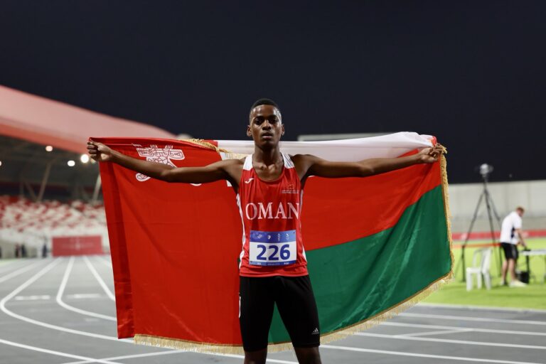 Omani runner wins bronze