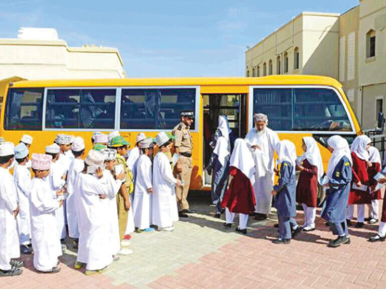 School bus safety Oman