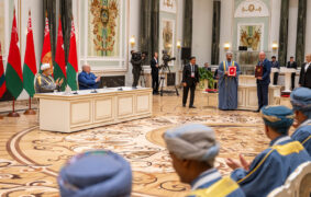 H M Sultan Haitham, Lukashenko grace signing of agreements, MoUs