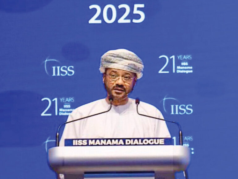 Oman urges inclusive regional security at Manama Dialogue