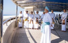 H M Sultan Haitham reviews Naval Fleet Parade 2025