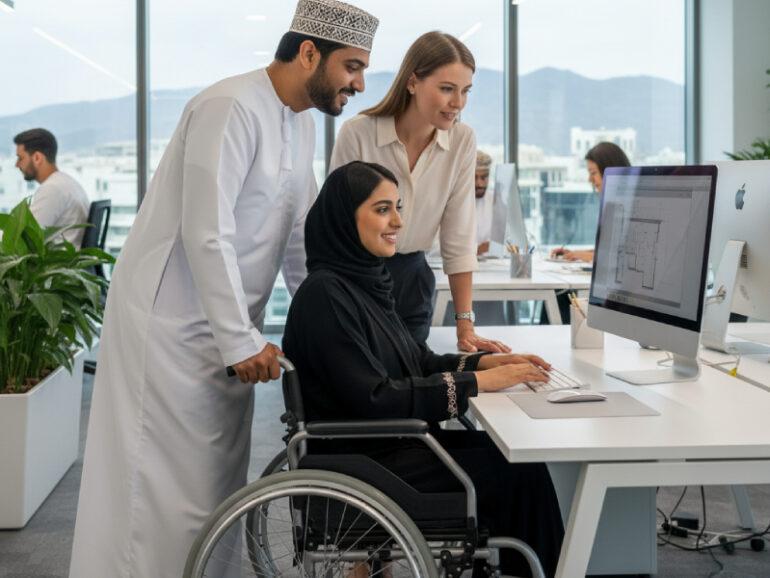job quota for people with disabilities Oman